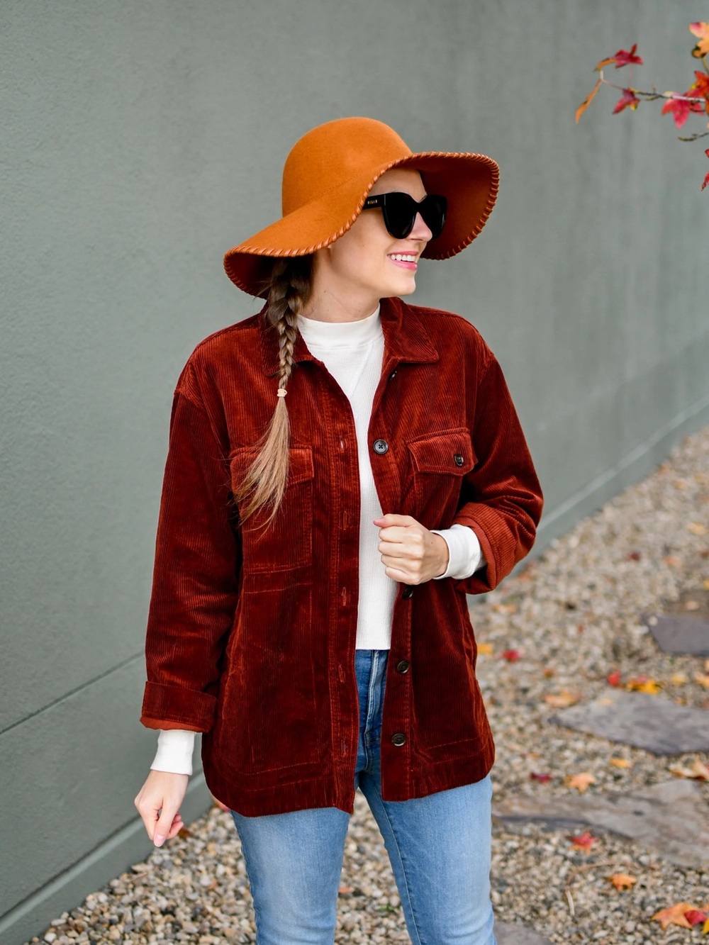 100% CottonCorduroy Shirt Jacket